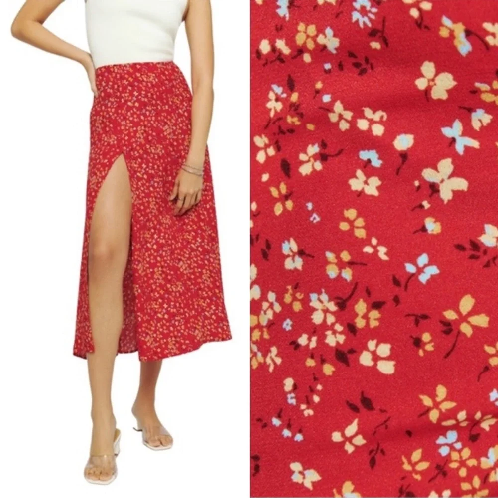 NEW Reformation Zoe Skirt Baila 12